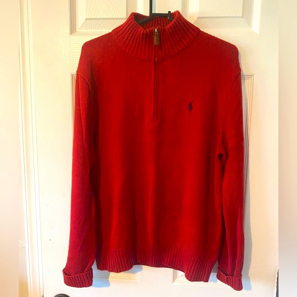 Vintage Polo by Ralph Lauren zip neck sweater